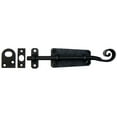 thumbnail image 1 of Acorn RL5BP Forged Iron Scroll Surface Bolt - Black, 1 of 2
