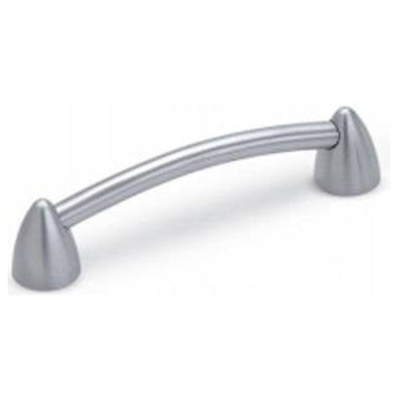 Acorn Rousseau Pull - Brushed Stainless Steel - 4in Center to Center