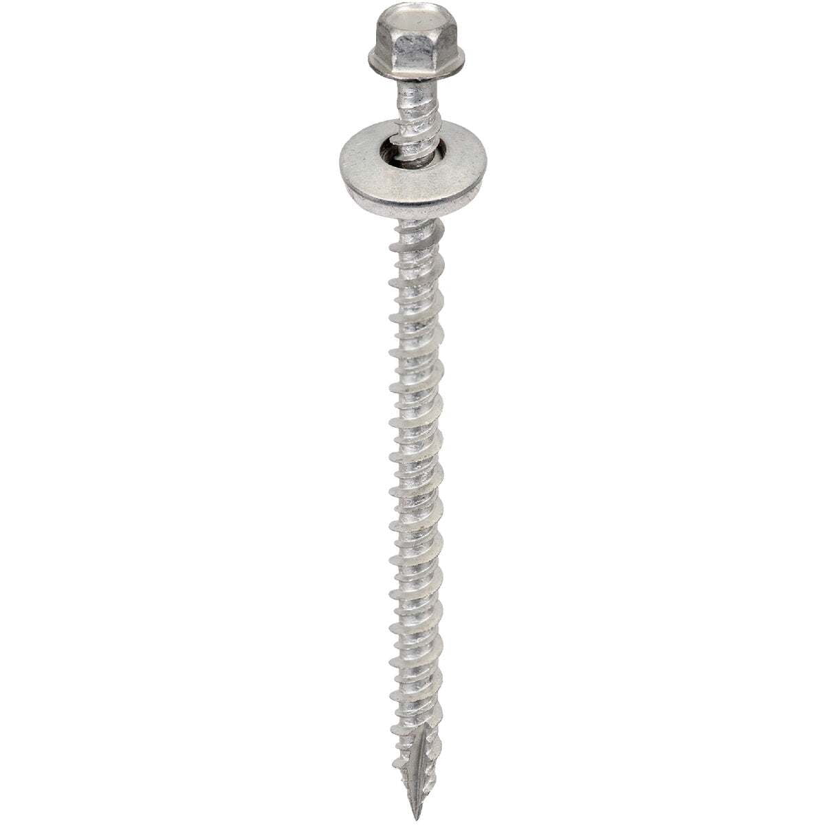 Acorn International 3 In. Washered Galvanized Metal To Wood Screw (250-Count)