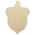 thumbnail image 1 of Acorn Solid Wood Shape Unfinished Piece Cutout Craft DIY Projects - 4.70 Inch Size - 1/4 Inch Thick, 1 of 7