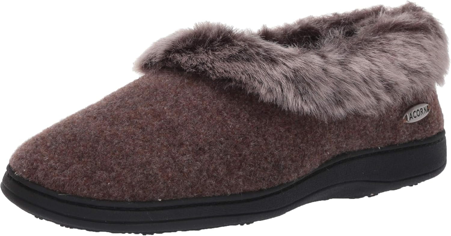 Acorn faux chinchilla slipper bootie deals