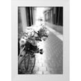 thumbnail image 1 of Acosta 11x14 White Modern Wood Framed Museum Art Print Titled - Flower Bike, 1 of 4