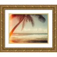 thumbnail image 1 of Acosta 18x15 Gold Ornate Wood Framed with Double Matting Museum Art Print Titled - Single Palm, 1 of 4
