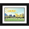 thumbnail image 1 of Acosta 24x17 Black Ornate Wood Framed with Double Matting Museum Art Print Titled - Summer Is A State Of Mind, 1 of 4