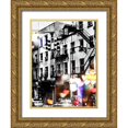 thumbnail image 1 of Acosta 25x32 Gold Ornate Wood Framed with Double Matting Museum Art Print Titled - I heart NY, 1 of 4