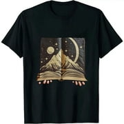 Acotar Velaris Oversized Moon Shirt Vintage Moon Graphic T Shirt Book Lover Tee