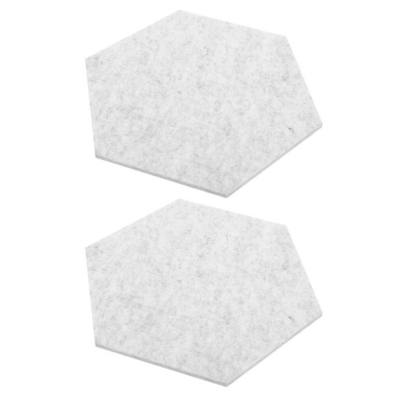 Acoustic Acoustical Wall Polyester Sound Insulation Soundproofing Studio Hexagon Self-adhesive 4 Pcs