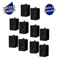 thumbnail image 1 of Acoustic Audio 251B Indoor Outdoor 3 Way Speakers 2000 Watt Black 5 Pair Pack 251B-5Pr, 1 of 6