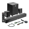 thumbnail image 1 of Acoustic Audio 5.1 Surround Sound Home Theater Sound Bar with Bluetooth, RCA, Optical, ARC, AUX, Wireless Subwoofer and Remote Control - AA5190 (Black), 1 of 6