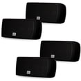 thumbnail image 1 of Acoustic Audio AA32CB Mountable Indoor Speakers 1200 Watts Black Bookshelf 2 Pair Pack AA32CB-2PR, 1 of 5