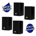 thumbnail image 1 of Acoustic Audio AA351B Indoor Outdoor 2 Way Black Speakers 1000 Watt 2 Pair Pack AA351B-2Pr, 1 of 6
