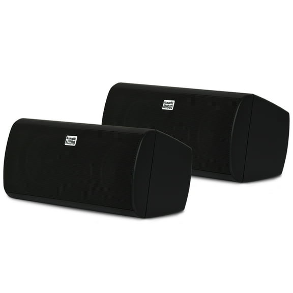 Acoustic Audio AA35CB Indoor 3 Way Speaker Pair 800 Watts Black Bookshelf AA35CB-PR