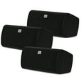 thumbnail image 1 of Acoustic Audio AA35CB Indoor 3 Way Speakers 1200 Watts Black Bookshelf 3 Speaker Set AA35CB-3S, 1 of 5