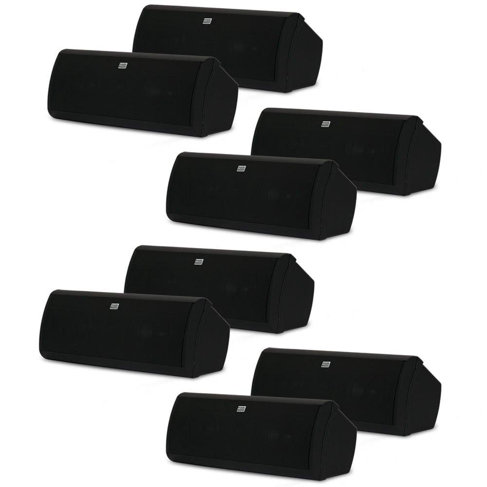 Acoustic Audio AA40CB Indoor 3 Way Speakers 4000 Watts Black Bookshelf 4 Pair Pack AA40CB-4PR