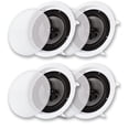 thumbnail image 1 of Acoustic Audio CS-IC83 In Ceiling Wall 8" Speaker 2 Pair Pack 3 Way Home Theater Flush Mount, 1 of 6