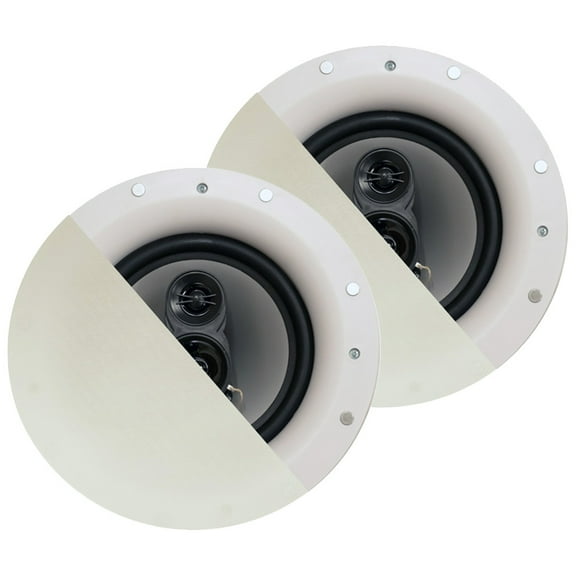 Acoustic Audio CSic84 Frameless In Ceiling 8" Speaker Pair 3 Way Home Theater Speakers