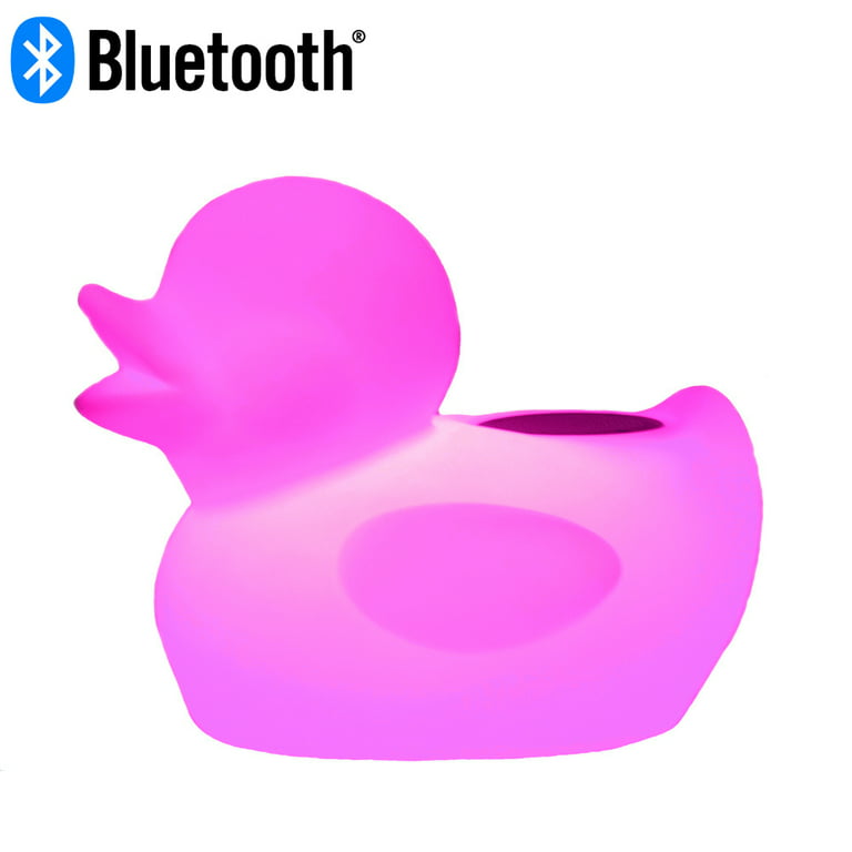 Acoustic Audio Nightlight Bluetooth Duck Speaker Multi-Color Light Effects  Water Speaker