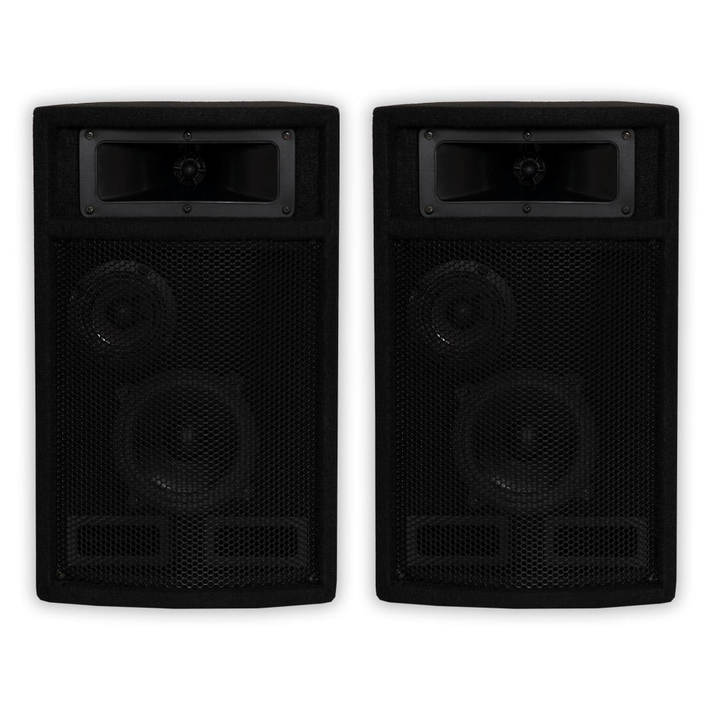 Acoustic Audio PA-500X Passive 800 Watt 3-Way Speaker Pair DJ PA Karaoke Studio Speakers