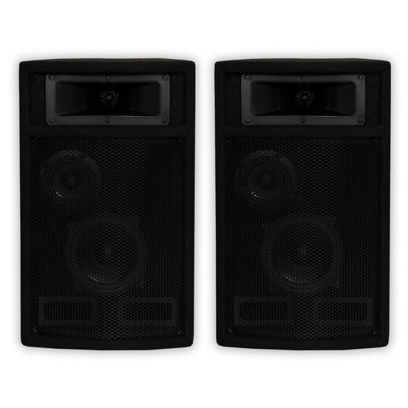 Acoustic Audio PA-500X Passive 800 Watt 3-Way Speaker Pair DJ PA Karaoke Studio Speakers