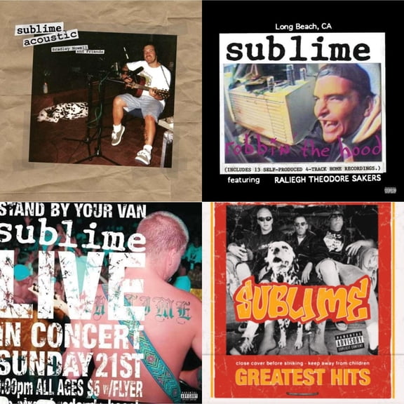 Acoustic: Bradley Nowell & Friends & Robbin The Hood & Stand By Your Van & Greatest Hits (X) [LP Vinyl Bundle]