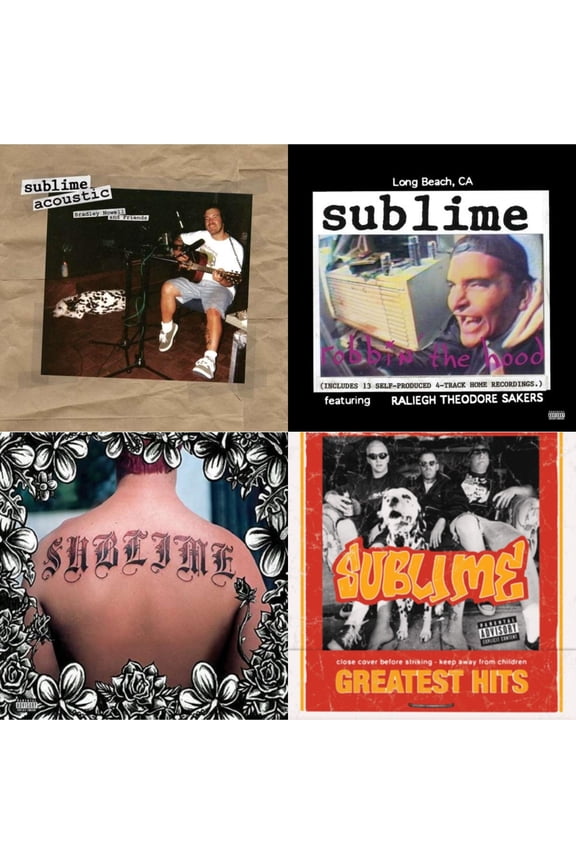 Acoustic: Bradley Nowell & Friends & Robbin The Hood & Sublime & Greatest Hits (X) [LP Vinyl Bundle]