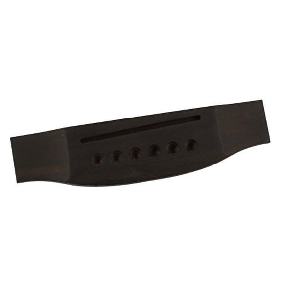 Acoustic Bridge Ebony No Finish(1mm Oversize) w/Saddle Allparts GB-0850-0E0