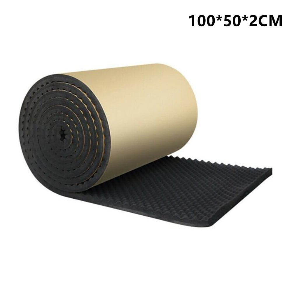 Acoustic Foam Insulation Wall Car Studio Sound-proof Dampening Pad 100*50cm