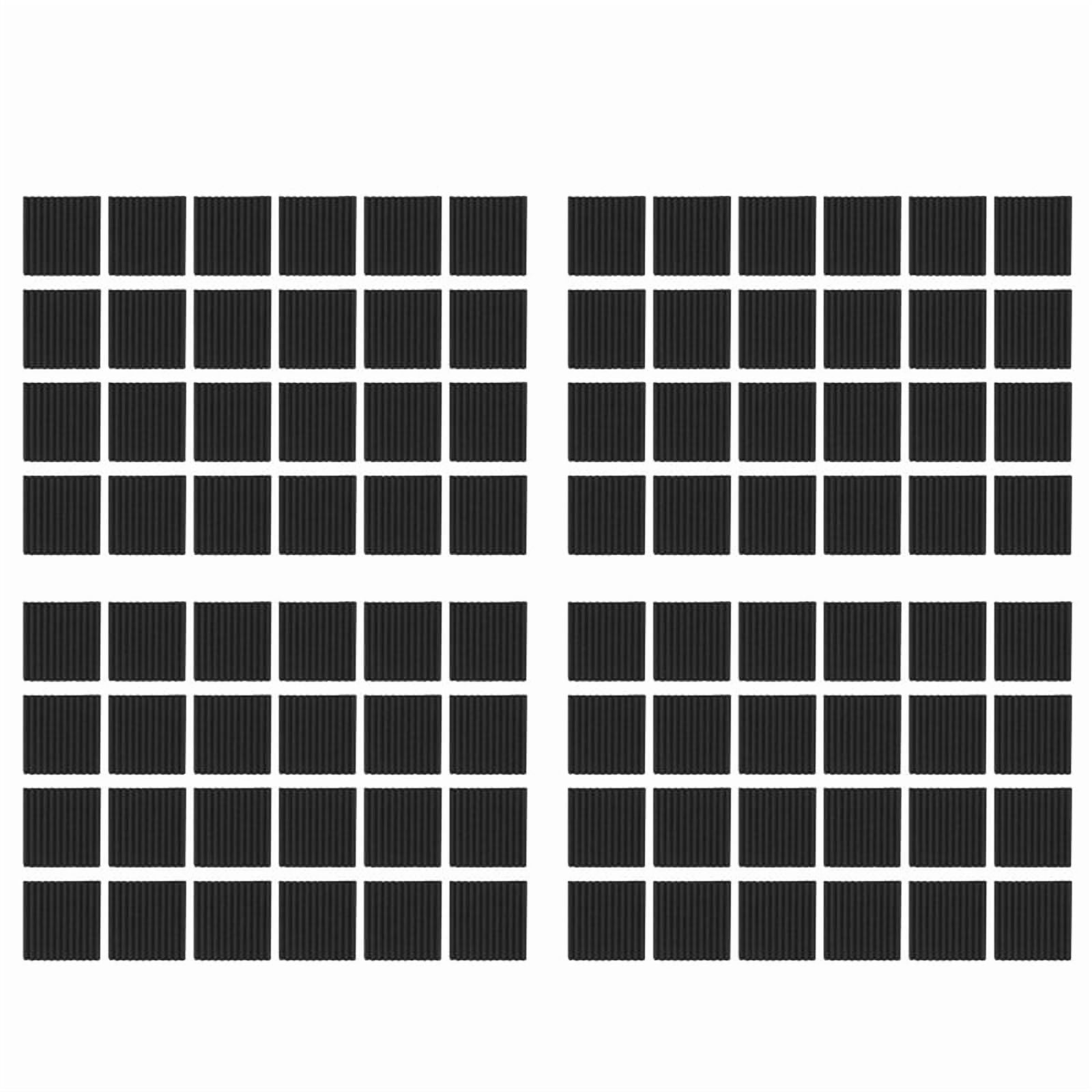 Acoustic Foam Panels Wedges 96 Pack Acoustic Panels 1 X 12 X 12inch Studio Sound Absorbing Tiles Recording Ceiling