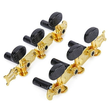 Black 3R+3L Guitar Tuning Pegs Machine Heads Tuners Keys