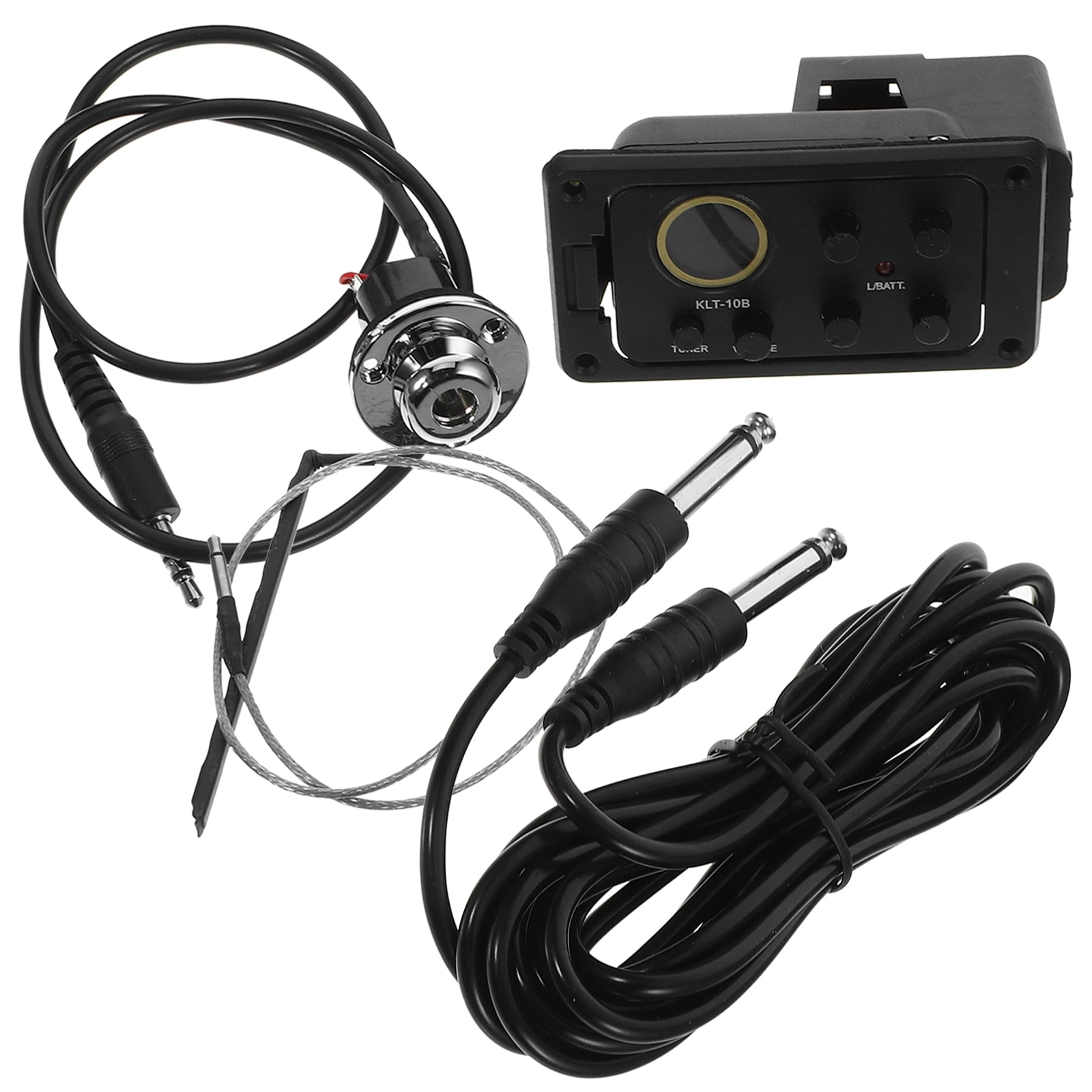 Acoustic Folk Guitar 4 Band Preamp EQ Equalizer Preamp Piezo Pickup