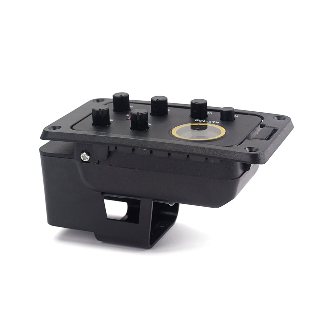 Acoustic Folk Guitar 4 Band Preamp EQ Equalizer Preamp Piezo Pickup