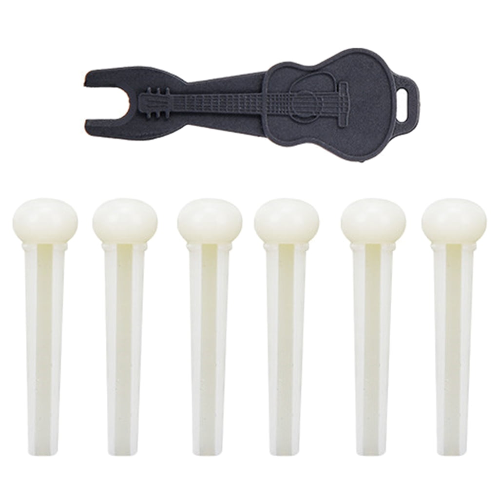 Acoustic Guitar Bridge Pins & Puller Set Bass Guitar Bridge Pegs String