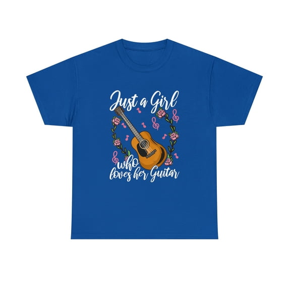Acoustic Guitar Girl Guitarist Guitar Player Guitar Lover T-Shirt