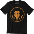 thumbnail image 1 of Acoustic Guitar Headstock Guitarist Gibson Player Gift Musicians Men's T-Shirt, 1 of 4
