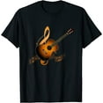 thumbnail image 1 of Acoustic Guitar Music Player Musician Guitarist Rock T-Shirt, 1 of 3