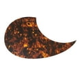 thumbnail image 1 of Acoustic Guitar OM 18V Style Pickguard Self Adhesive Tortoise Shell Dark Red, 1 of 7