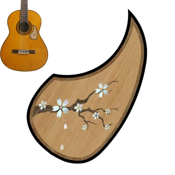 Acoustic Guitar Pickguard | Stringed Instrument Anti-Scratch Sticker | Scratch-Resistant Protective Sticker Pickguard for Acoustic Guitar Maintenance