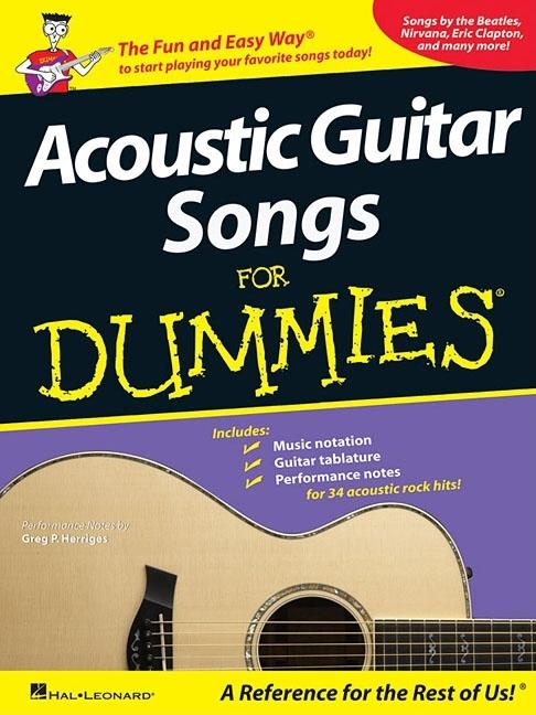 Acoustic Guitar Songs for Dummies (Paperback) - image 1 of 1