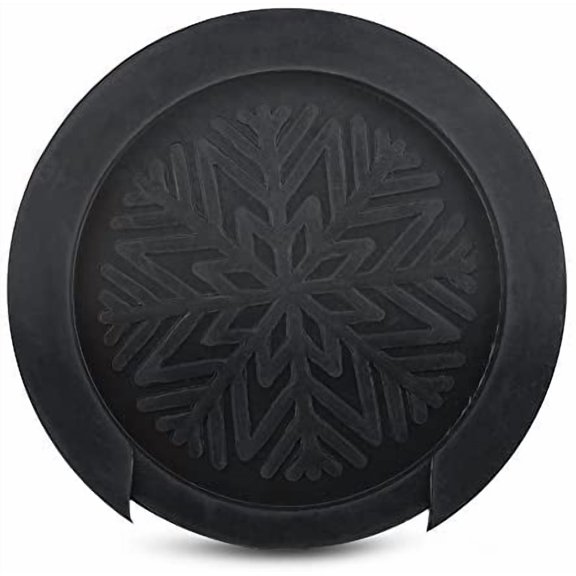 Acoustic Guitar Sound Hole Cover 100mm Diameter Feedback Eliminator Rubber Buffer Fits 38 Inch 39 Inch Instruments Black