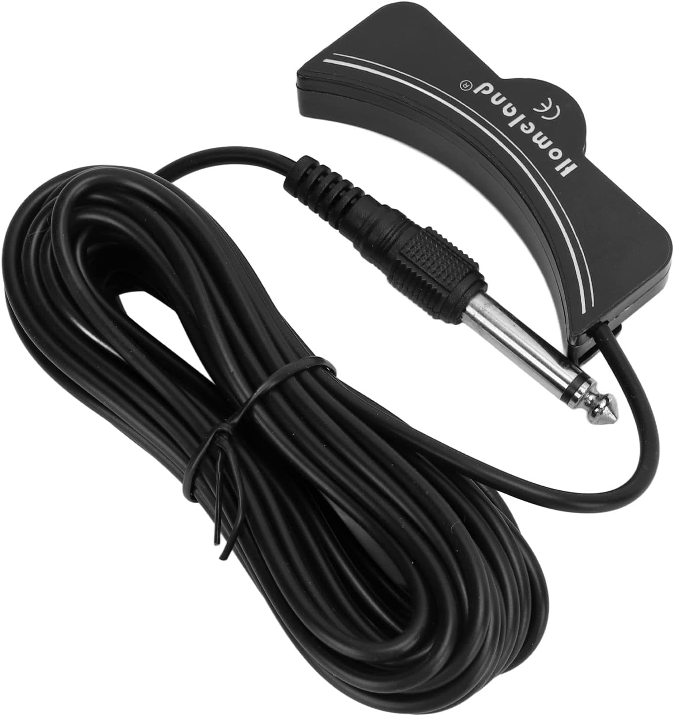 Acoustic Guitar Sound Hole Pickup High Sensitivity Magnetic Transducer Low Noise With Audio Cable For Classical Folk Guitars Black