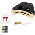 thumbnail image 1 of Acoustic Guitar Soundhole Preamp Piezo Pickup EQ with Microphone Slapping Pick, 1 of 8