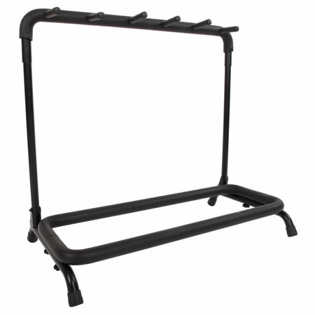 Acoustic Guitar Stand Multiple Guitar Bass Display Rack 5 Holder Folding Floor Guitar Holder for Home, Studio