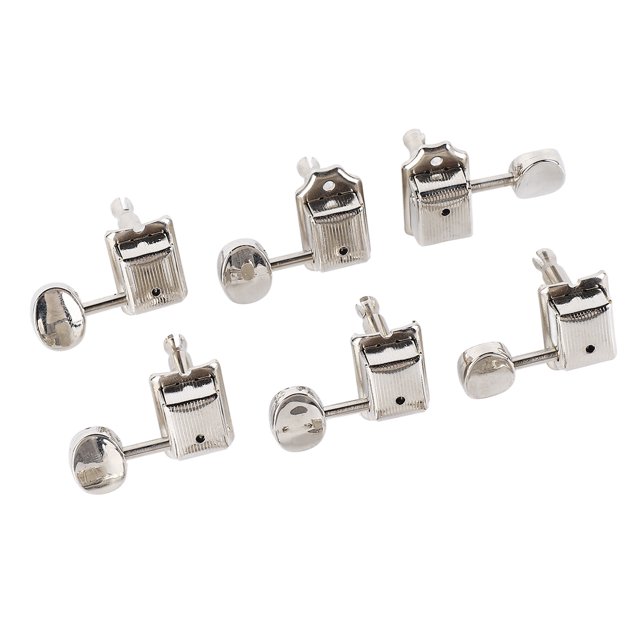 Boutons D'accordage En Forme De Queue De Poisson Pour Guitare/ukulélé - Lot De 4, Couleur Noir