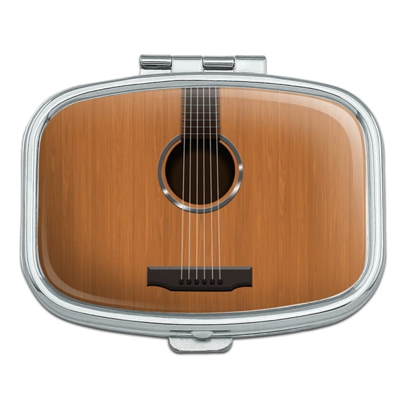 Acoustic Guitar Strings Rectangle Pill Case Trinket Gift Box