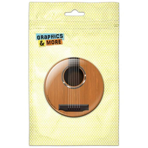 Acoustic Guitar Strings Refrigerator Button Magnet