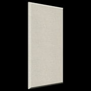 Acoustic Panel, 1.05 NRC, Fiberglass Core, 24 in W, 4 ft L, 2 in Thick, Sandstone