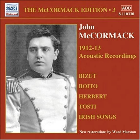 Acoustic Victor and HMV Recordings 1912-14, Vol.1 - McCormack Edition Vol.3, Pe - Music & Performance - CD