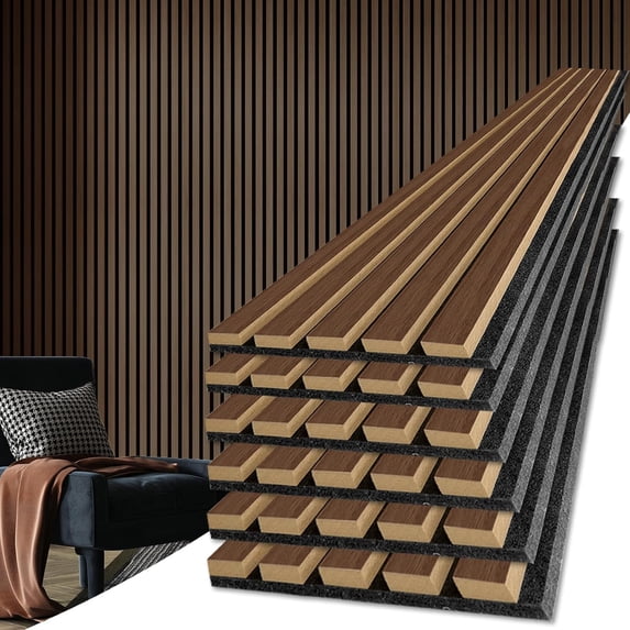 Acoustic Wood Slat Wall Panels for Interior Fluted Sound Absorbing Wood ...