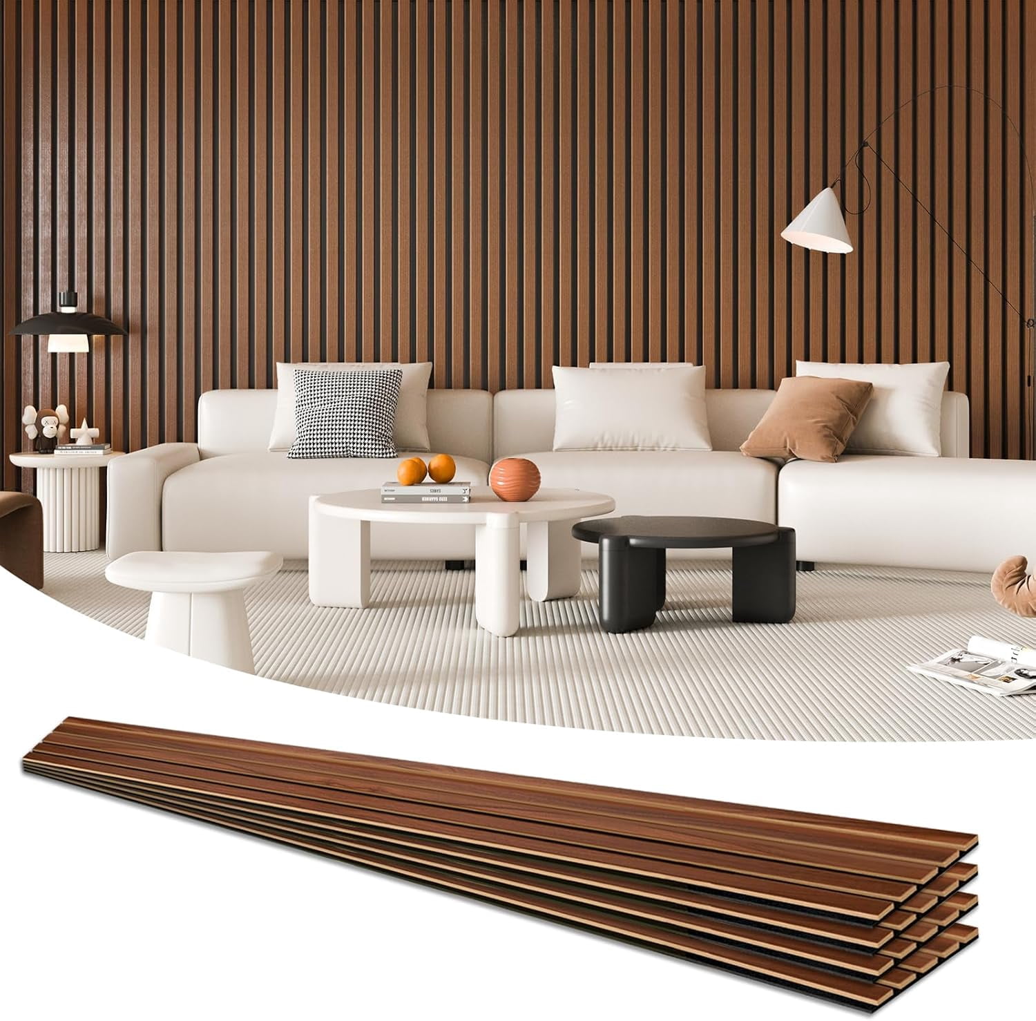 Acoustic Wood Slat Wall Panels for Interior Fluted Sound Absorbing Wood ...