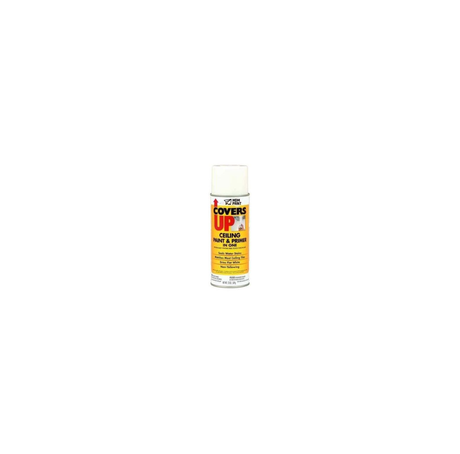 "Acoustical Ceiling Tile Spray Paint, White, Flat, 13 oz "